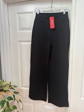 G4Free Black Wide Leg Pants
